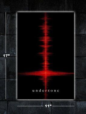 Undertone 2026 horror movie poster - 11x17 wall art print merch gift podcast